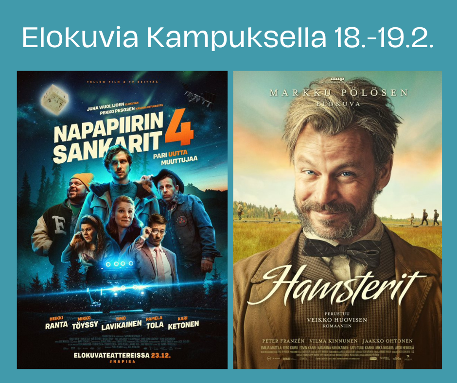 Oriveden Kampuksen elokuvaviikonloppu 18.-19.2. Hamsterit, Napapiirin sankarit