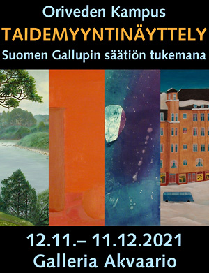 Oriveden Kampus Suomen Gallupin Säätiö Taidemyyntinäyttely 2021